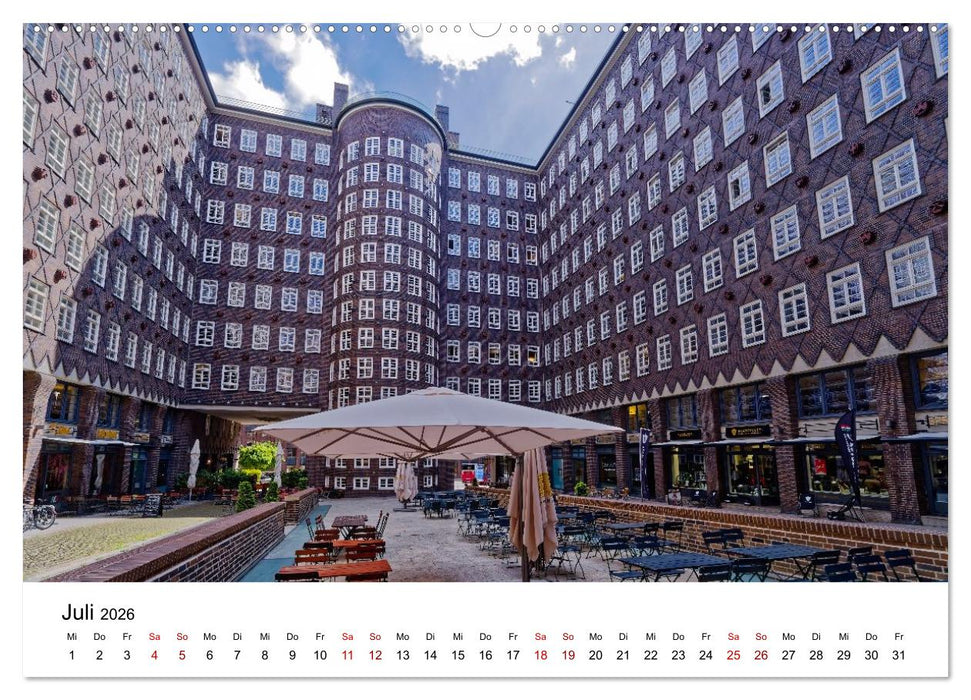 Hamburger Ansichten (CALVENDO Premium Wandkalender 2026)