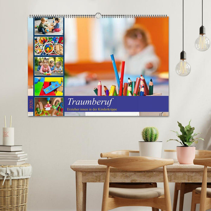 Traumberuf - Erzieher:innen in der Kinderkrippe (CALVENDO Wandkalender 2026)
