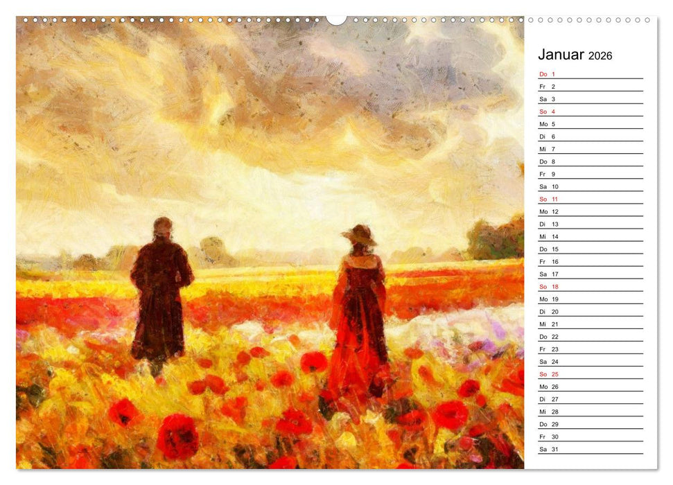 Früher Impressionismus (CALVENDO Premium Wandkalender 2026)