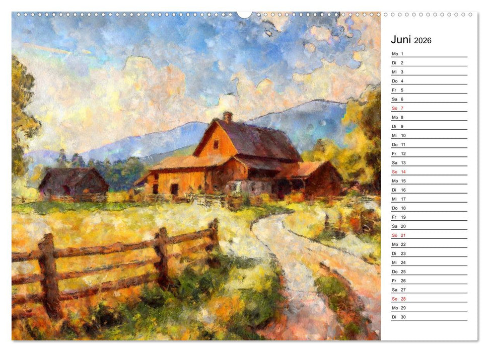 Früher Impressionismus (CALVENDO Premium Wandkalender 2026)