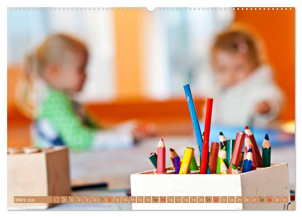 Traumberuf - Erzieher:innen in der Kinderkrippe (CALVENDO Premium Wandkalender 2026)