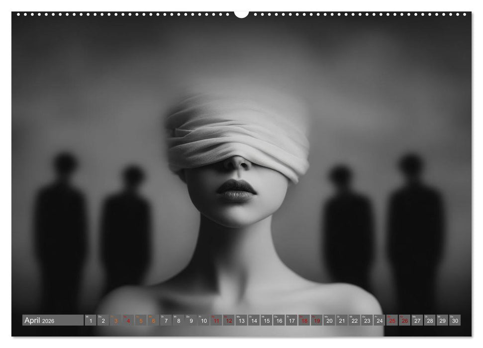 Sehnsucht hinter Seide (CALVENDO Wandkalender 2026)