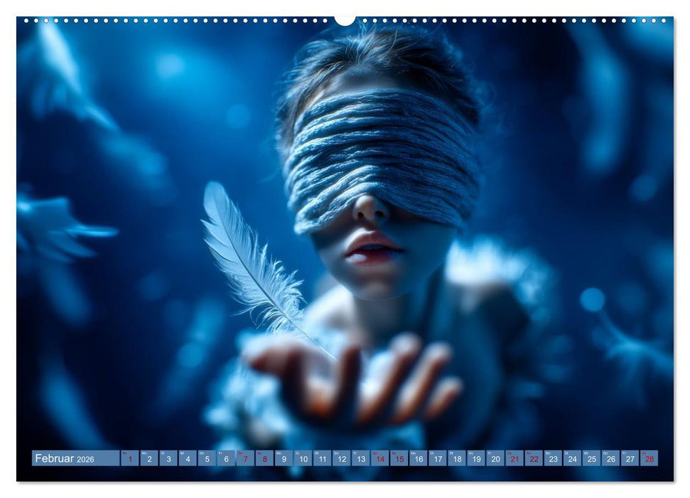 Sehnsucht hinter Seide (CALVENDO Premium Wandkalender 2026)