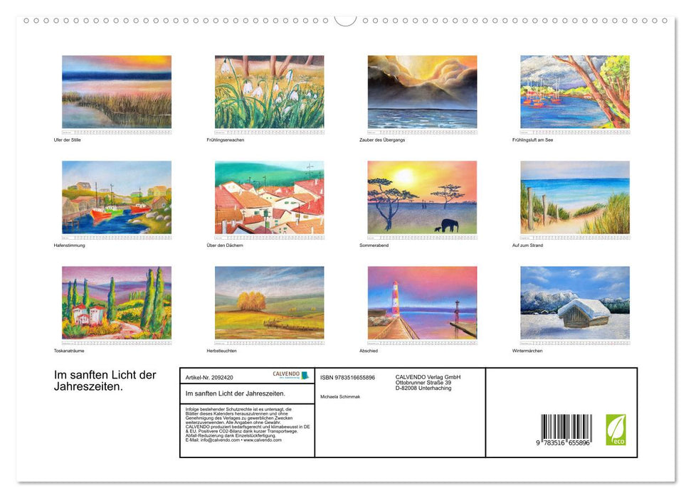 Im sanften Licht der Jahreszeiten. (CALVENDO Premium Wandkalender 2026)