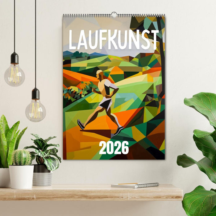 Laufkunst. (CALVENDO Wandkalender 2026)