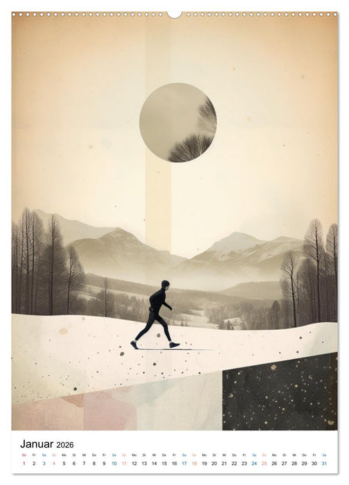 Laufkunst. (CALVENDO Wandkalender 2026)