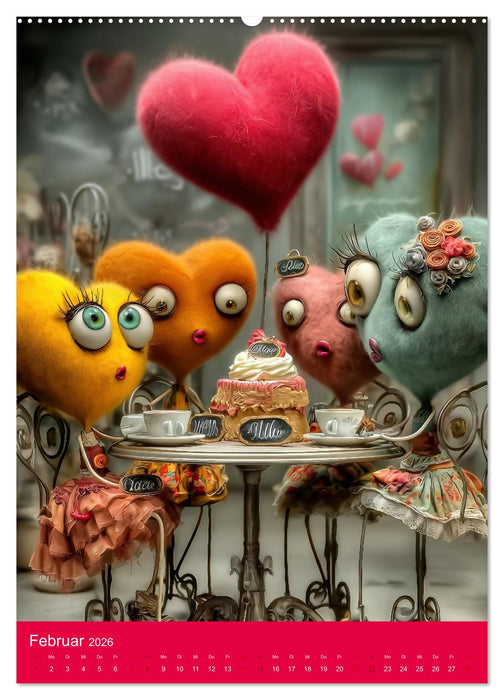 Doodle-Diaries - Ein Jahr zum Schmunzeln (CALVENDO Wandkalender 2026)