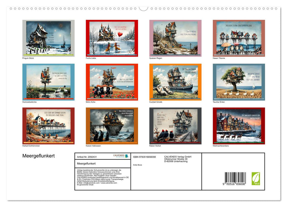 Meergeflunkert (CALVENDO Premium Wandkalender 2026)