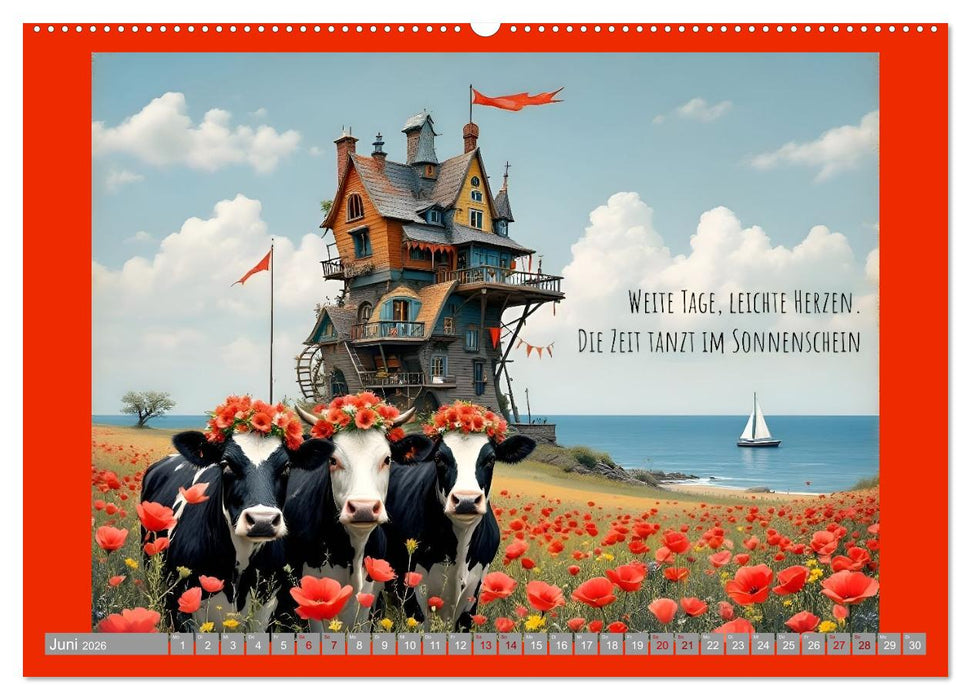 Meergeflunkert (CALVENDO Premium Wandkalender 2026)