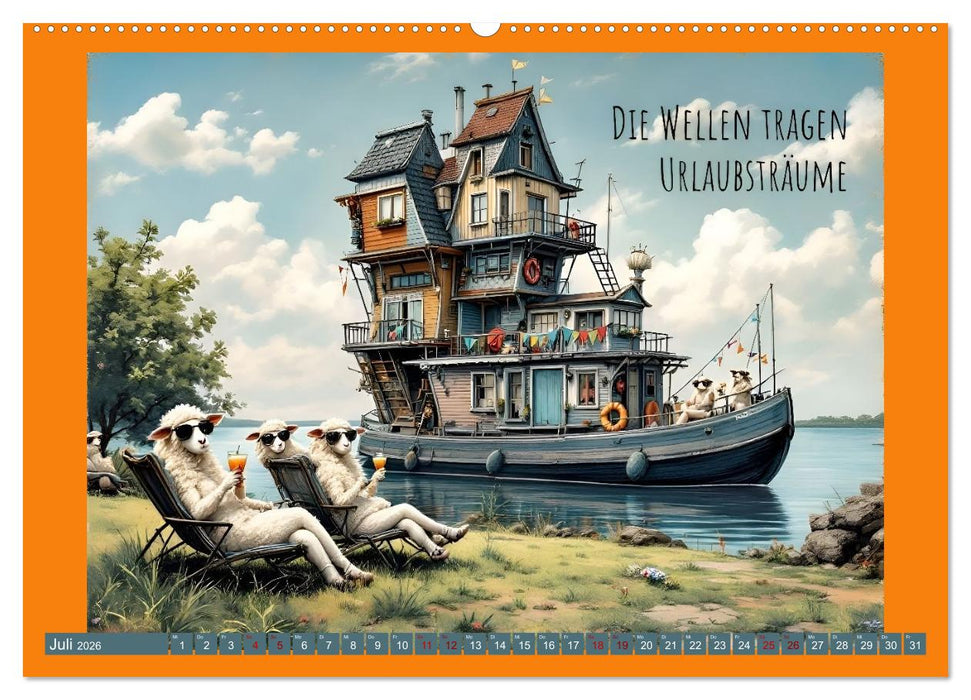 Meergeflunkert (CALVENDO Premium Wandkalender 2026)
