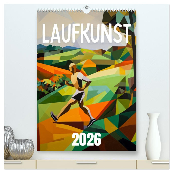 Laufkunst. (CALVENDO Premium Wandkalender 2026)