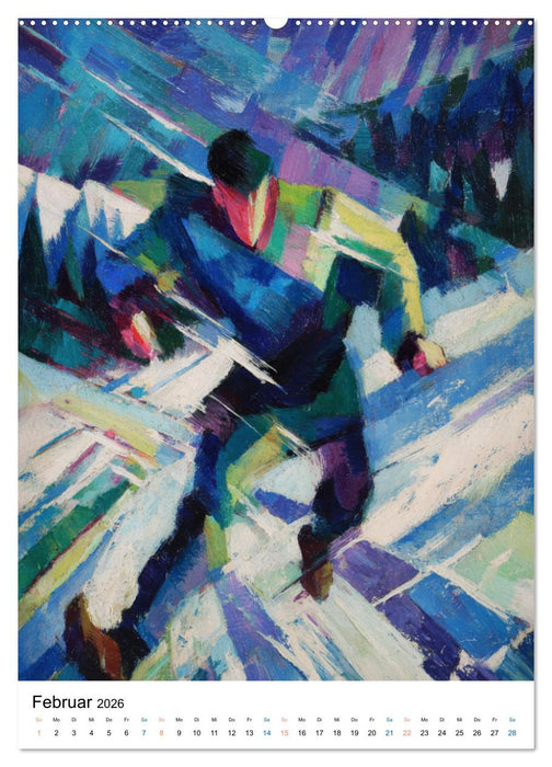 Laufkunst. (CALVENDO Premium Wandkalender 2026)