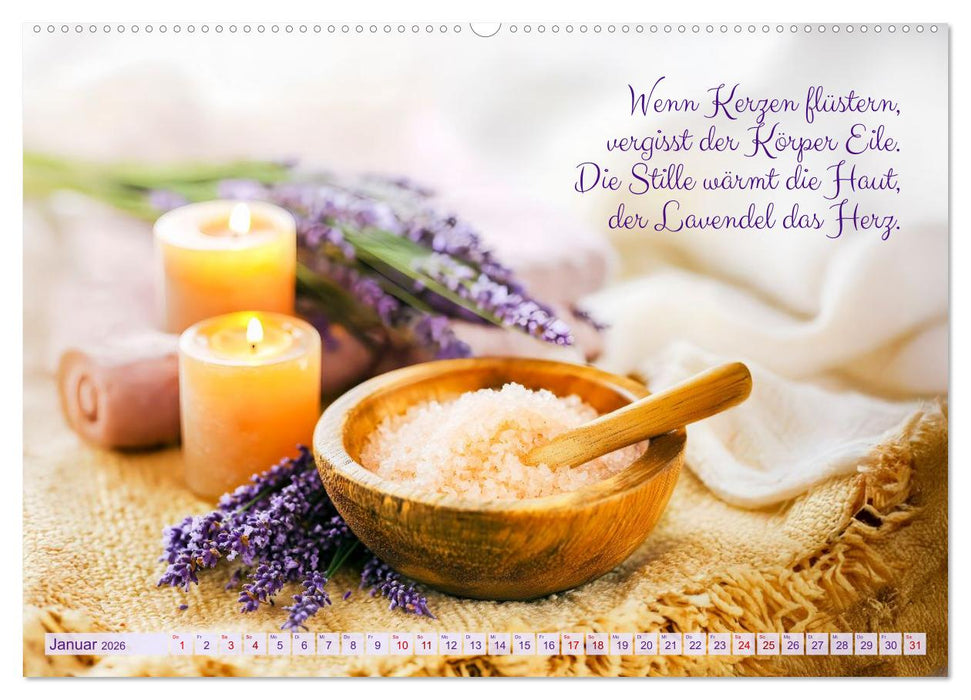 Im Duft des Lavendels - Mit Achtsamkeit durchs Leben (CALVENDO Premium Wandkalender 2026)