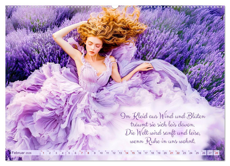 Im Duft des Lavendels - Mit Achtsamkeit durchs Leben (CALVENDO Premium Wandkalender 2026)