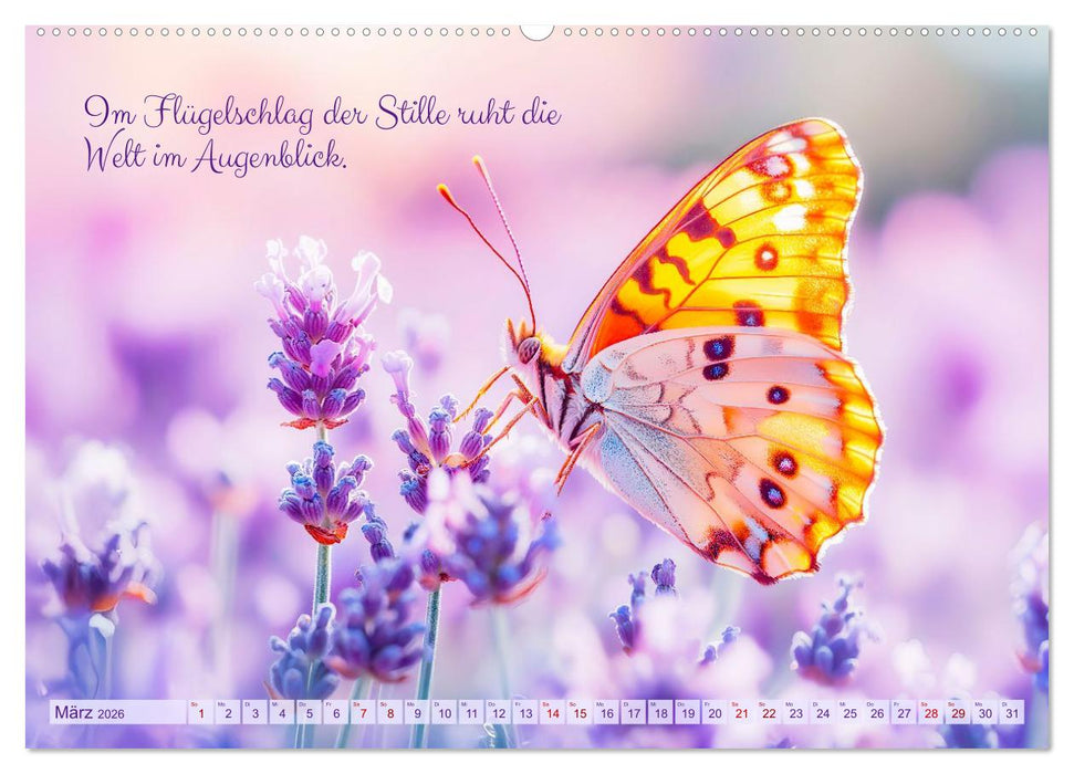 Im Duft des Lavendels - Mit Achtsamkeit durchs Leben (CALVENDO Premium Wandkalender 2026)