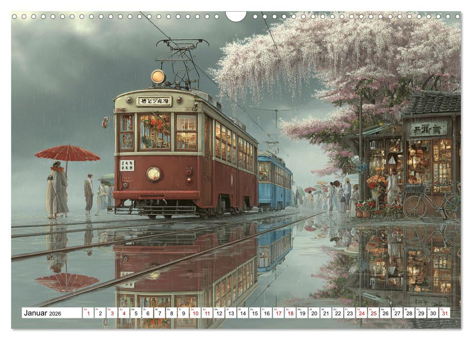 Straßenbahnen - Pulsadern der Stadt (CALVENDO Wandkalender 2026)