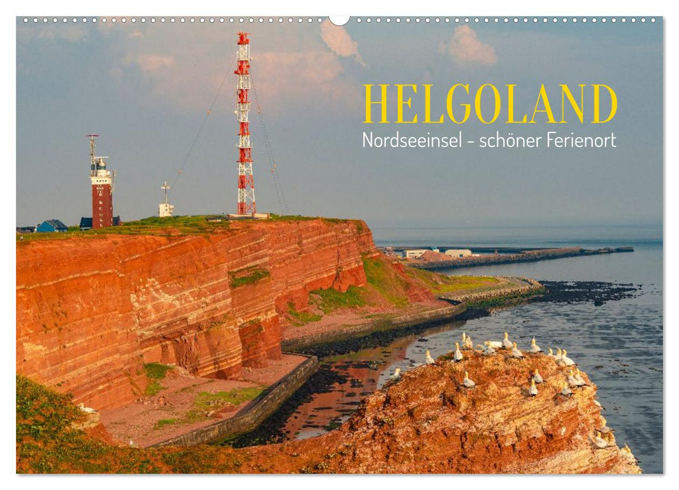 HELGOLAND: Nordseeinsel, schöner Ferienort (CALVENDO Wandkalender 2026)