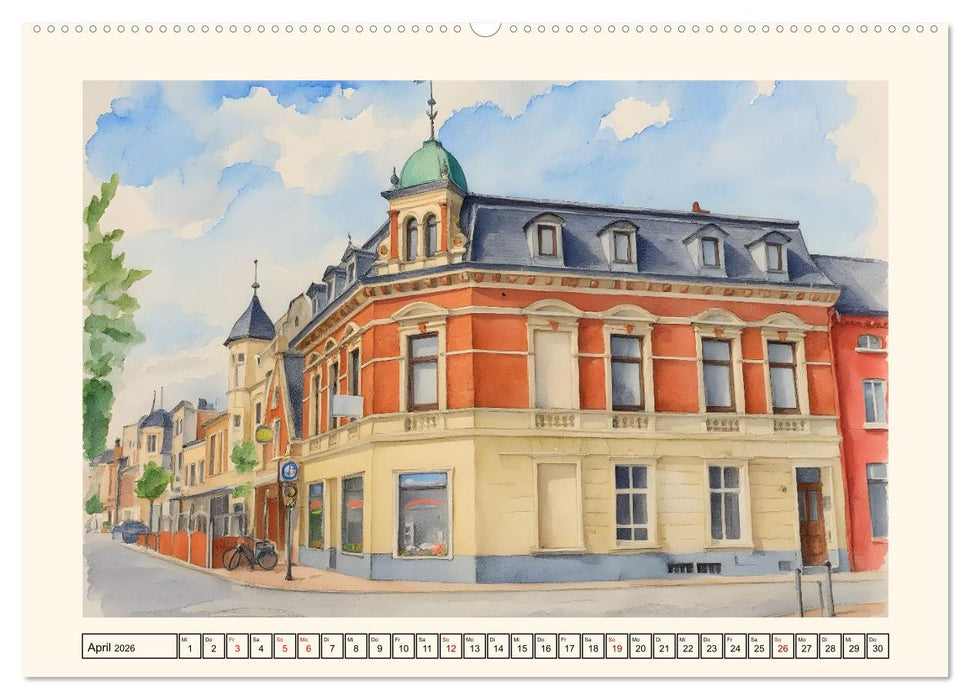 Herz Ostfrieslands - Zauberhaftes Leer (CALVENDO Wandkalender 2026)