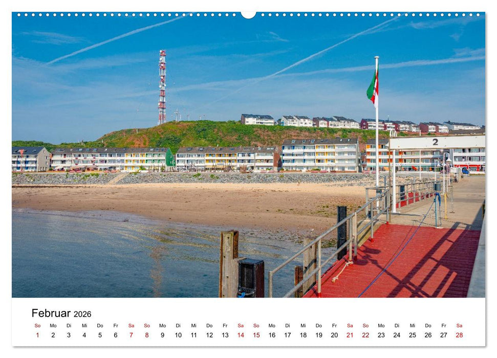 HELGOLAND: Nordseeinsel, schöner Ferienort (CALVENDO Premium Wandkalender 2026)