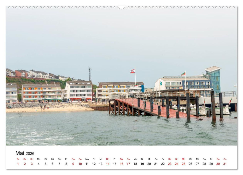 HELGOLAND: Nordseeinsel, schöner Ferienort (CALVENDO Premium Wandkalender 2026)