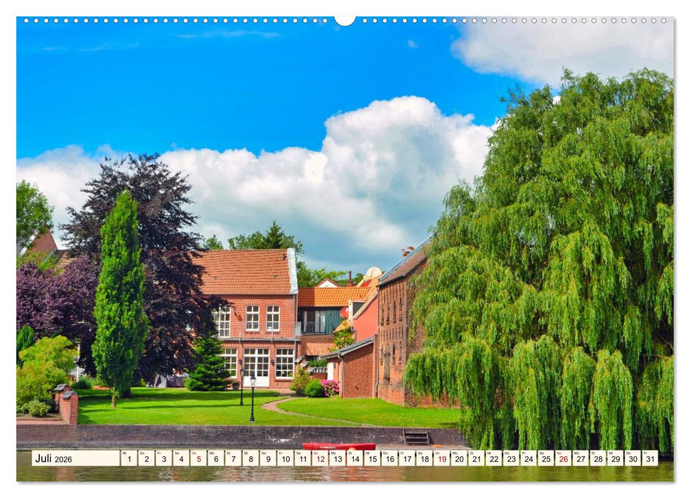 Charmante Stadt - LEER (CALVENDO Premium Wandkalender 2026)