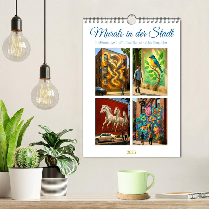 Murals in der Stadt (CALVENDO Wandkalender 2026)