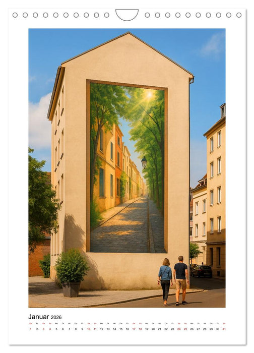 Murals in der Stadt (CALVENDO Wandkalender 2026)