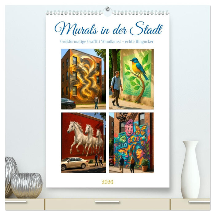Murals in der Stadt (CALVENDO Premium Wandkalender 2026)