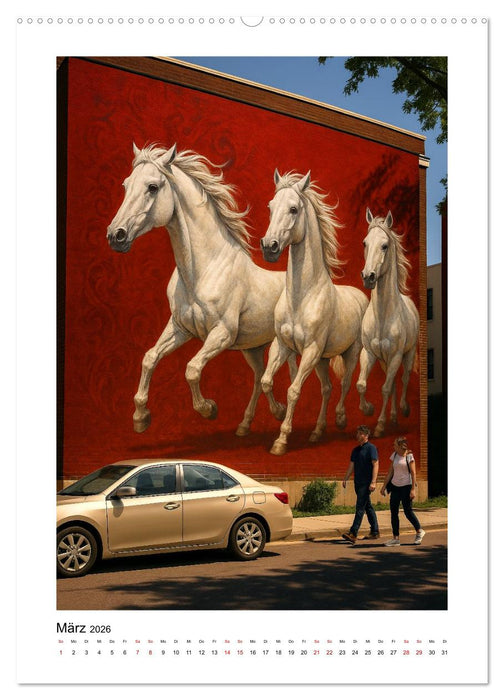 Murals in der Stadt (CALVENDO Premium Wandkalender 2026)