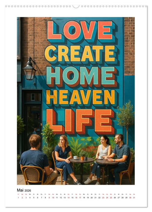 Murals in der Stadt (CALVENDO Premium Wandkalender 2026)