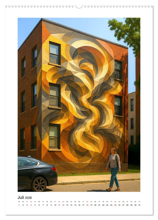 Murals in der Stadt (CALVENDO Premium Wandkalender 2026)