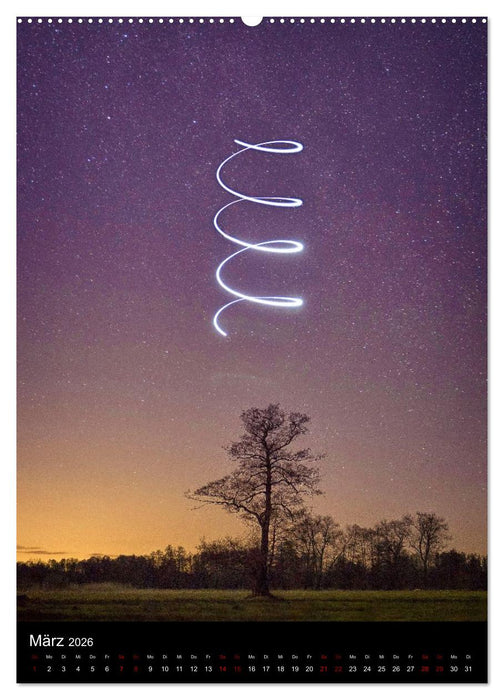 Cottbus und Umgebung für Nachtschwärmer (CALVENDO Wandkalender 2026)