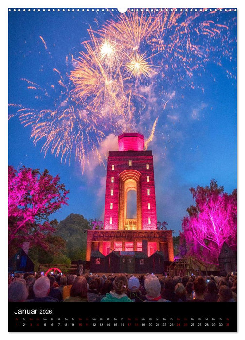 Cottbus und Umgebung für Nachtschwärmer (CALVENDO Premium Wandkalender 2026)