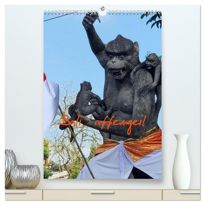 Bali - affengeil (CALVENDO Premium Wandkalender 2026)