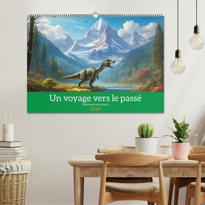 Un voyage vers le passé - Découverte de la faune (CALVENDO Calendrier mensuel 2026)