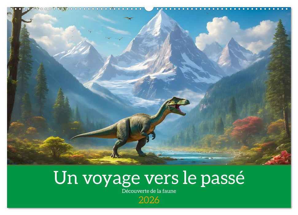 Un voyage vers le passé - Découverte de la faune (CALVENDO Calendrier mensuel 2026)