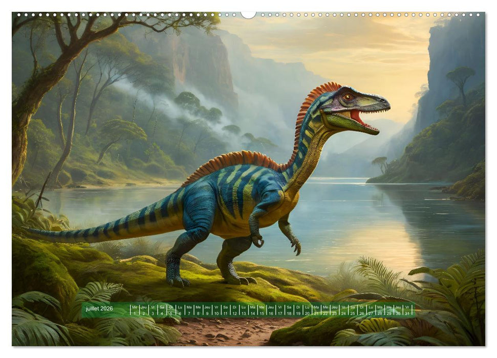 Un voyage vers le passé - Découverte de la faune (CALVENDO Calendrier supérieur 2026)
