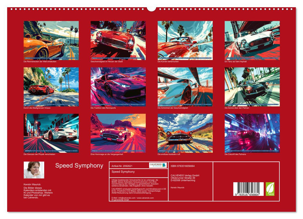 Speed Symphony (CALVENDO Premium Wandkalender 2026)