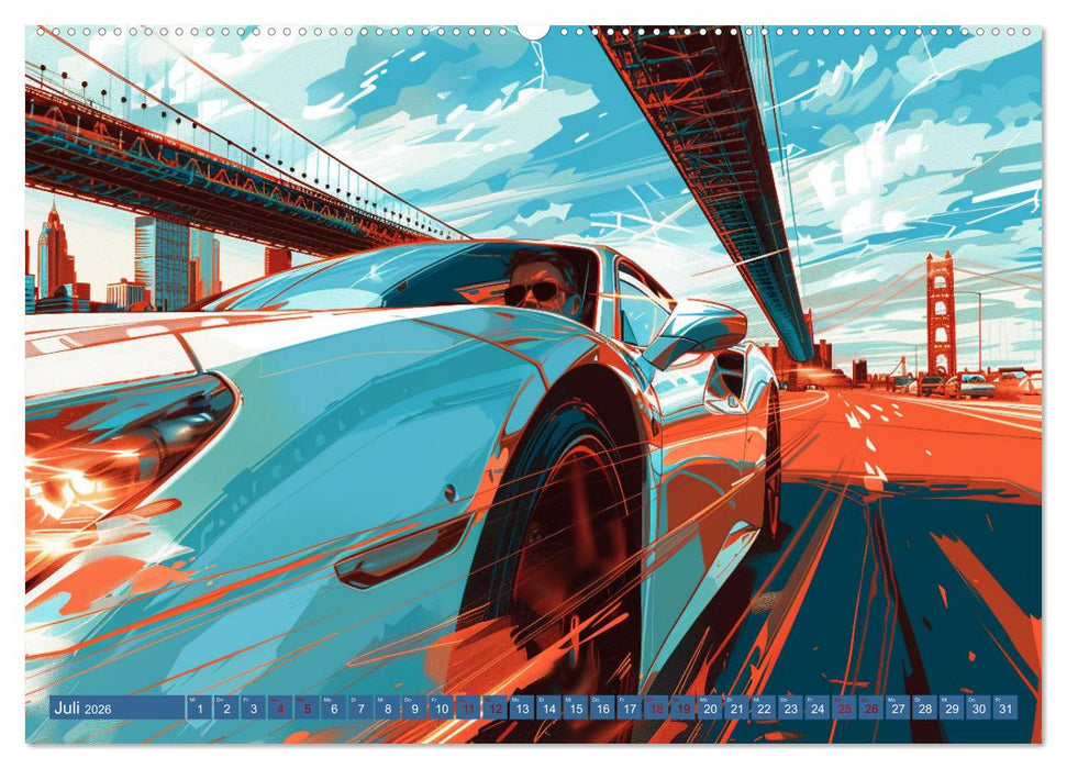 Speed Symphony (CALVENDO Premium Wandkalender 2026)