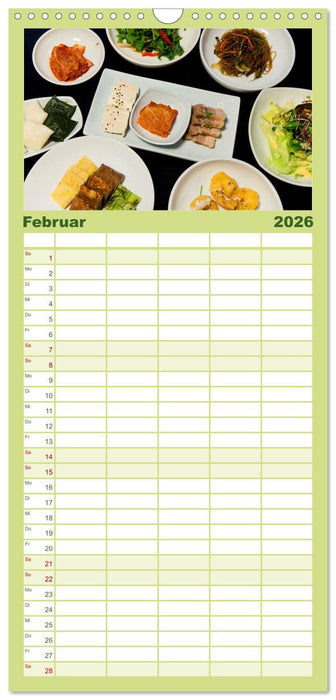 So schmeckt Südkorea: Kreative koreanische Küche (CALVENDO Familienplaner 2026)