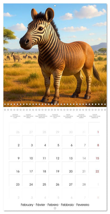 Species of the Past (CALVENDO Monthly Calendar 2026)