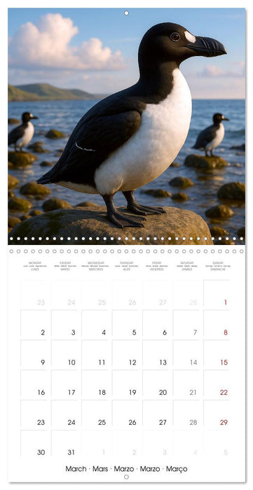 Species of the Past (CALVENDO Monthly Calendar 2026)