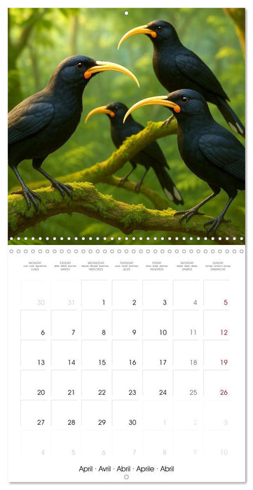 Species of the Past (CALVENDO Monthly Calendar 2026)