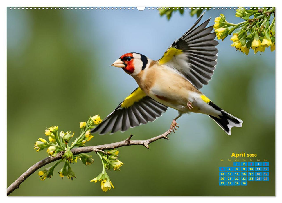 Singers from our regions - Our intimate nature (CALVENDO Monthly Calendar 2026)