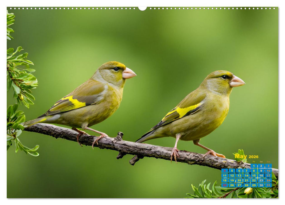 Singers from our regions - Our intimate nature (CALVENDO Monthly Calendar 2026)