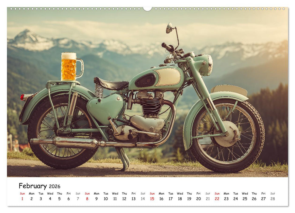 A Year of Beer - Bavarian Brews and Scenic Views (CALVENDO Premium-Calendar 2026)