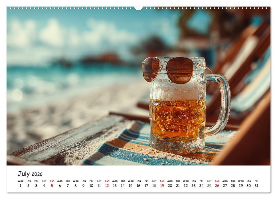 A Year of Beer - Bavarian Brews and Scenic Views (CALVENDO Premium-Calendar 2026)