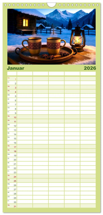 Teezeremonien aus aller Welt (CALVENDO Familienplaner 2026)