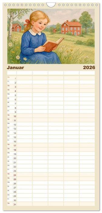 Selma Lagerlöf (CALVENDO Familienplaner 2026)