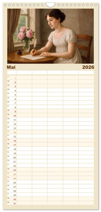 Jane Austen (CALVENDO Familienplaner 2026)